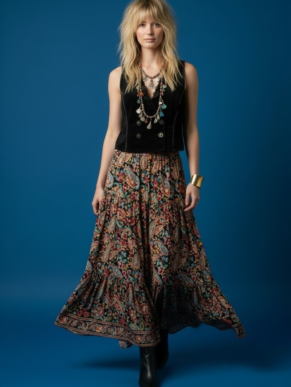 Free People Vintage Cropped Vest In Purple Velvet And Lace Size 10
